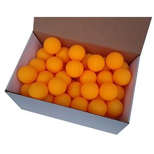 Der Sportler GmbH 75 Table Tennis Balls 38 mm Without Print Orange Sturdy Material