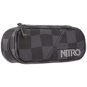 Nitro Pencil Case, Federmäppchen, Schlampermäppchen, Faulenzer Box, Federmappe, Stifte Etui, Checker