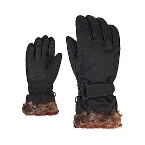 Ziener Mädchen LIM Ski-Handschuhe/Wintersport   warm atmungsaktiv, black-stru, 3