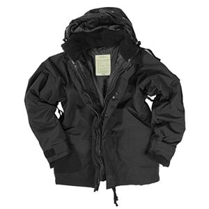 Mil-Tec ECWCS Jacket with Fleece Black, black, 3xl