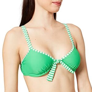 eleMar Damen Bikini Top, Grün (Grün/Weiß), 38B, 4-162-06B