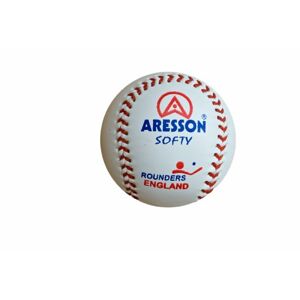 Aresson Softy Box Ball-Set, für Rounders, 19 cm, Weiß, 6 Stück