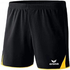 Erima Herren Shorts 5-Cubes, Schwarz/Gelb, L, 615507