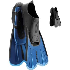 Cressi Agua Short Unisex Adult Premium Flippers, blue