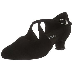 Diamant Damen Tanzschuhe 052-112-001, Damen Tanzschuhe Standard & Latein, Schwarz (Schwarz), 43 1/3 EU (9 UK)