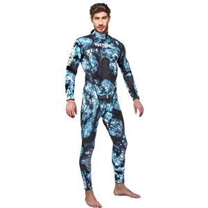 Seac Body Fit Camo, Tauchzug für Apnea und Speerfischen, 1,5 mm, 00100550140, Gr L