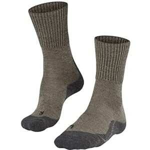 FALKE Herren Wandersocken TK1 Adventure Wool M SO Wolle antiblasen dick 1 Paar, Beige (Kitt Mouline 4310), 44-45