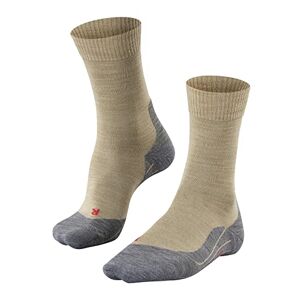 FALKE Damen Wandersocken TK5 Wander W SO Wolle antiblasen dünn 1 Paar, Beige (Nature Melange 4100), 37-38