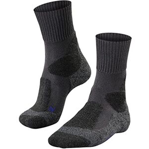 FALKE Herren Wandersocken TK1 Adventure Cool M SO Funktionsgarn antiblasen dick 1 Paar, Grau (Asphalt Melange 3180), 44-45