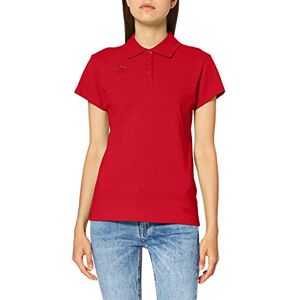 Erima Damen holdsport Poloshirt, Rot, 42 EU