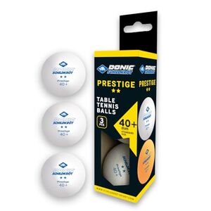 Schildkröt Unisex-Adult 2-Stern Prestige Tischtennisball, 3er Box, weiß, One Size