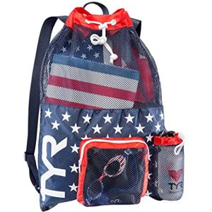 TYR Rucksack Big Mesh Mummy red/Navy, 20 L