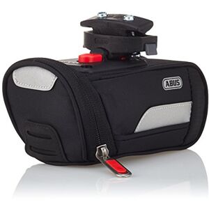 ABUS Satteltasche Oryde ST 2085 KF Fahrradtasche mit Regenschutz 145 mm x 75 mm 0,7 Liter Fassungsvermögen, Schwarz