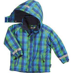 Playshoes Jungen Warme Winterjacke, Schneejacke, Skijacke Karo Jacke, Blau (original 900), (Herstellergröße: 80)