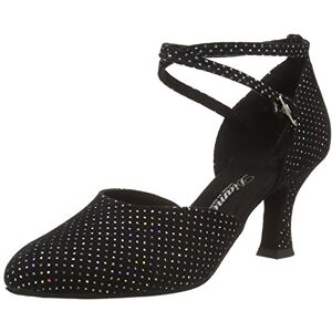 Diamant Damen Tanzschuhe Standard & Latein , Schwarz (Schwarz/Multicolor) , 33 1/3 EU (1.5 UK)