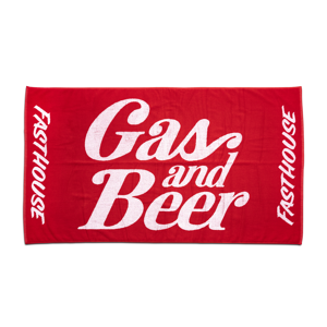 Fasthouse Håndklæde  Gas & Beer, Rød