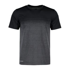 Geyser Sømløs Stribet T-Shirt, G21024, Sort, Str. Xs