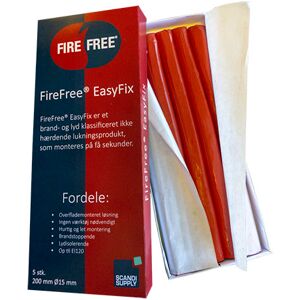 Scandi Supply Firefree Easyfix Ø15 Mm, 5 X 20 Cm