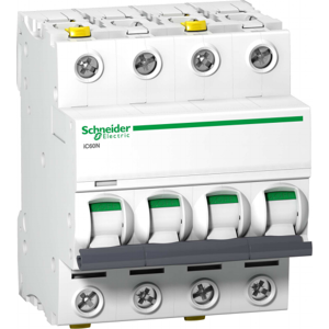 Schneider Electric Schneider Ic60n Automatsikring 4p 16a, Hvid