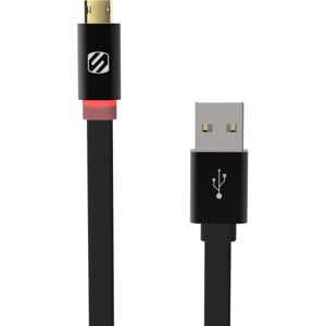 Scosche Flatout™ Led Eztip™ 1 Meter Micro Usb, Sort