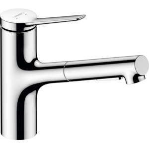 Hansgrohe Zesis M33 Køkkenarmatur, Udtrækstud, Krom