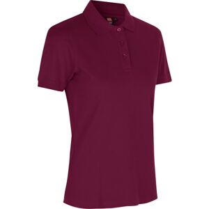 ID Identity Stretch Poloshirt Dame Bordeau