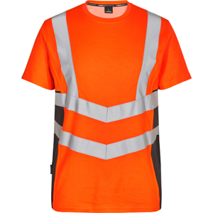 Safety T-Shirt S/s L Orange/Antrazitgrå