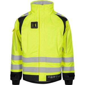 Lyngsøe Rain Jacket Yellow/black L L Sort