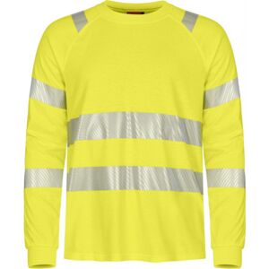 Tranemo Flammehæmmende T-Shirt 508789, Lange Ærmer, Kl.3 Gul, Str. Xl