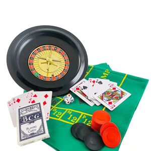 Satana 5-I-1 Casino Spillepakke (Roulette, Poker, Black Jack, Craps, Poker Terninger)