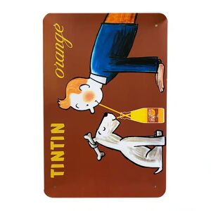 Satana Metalskilt - Tintin Orange