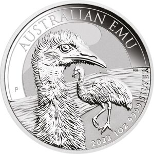 Sero Guld Australian Emu 1oz sølvmønt (2022)