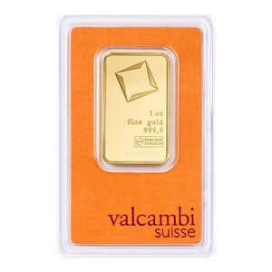 Valcambi guldbarre 1oz