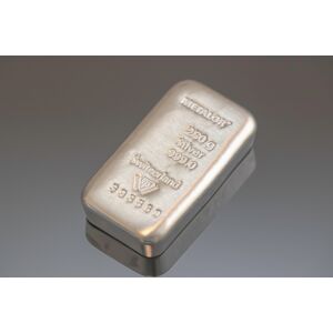 Metalor sølvbarre 250g