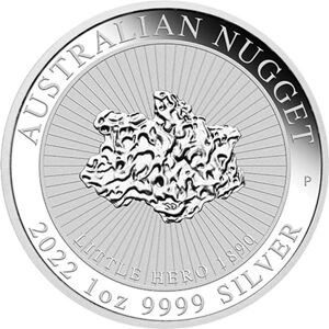 Sero Guld Australian Nugget- Little Hero 1oz - 2022