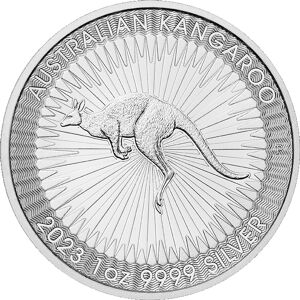 Sero Guld Australian Kangarroo 1 oz sølvmønt (2023)