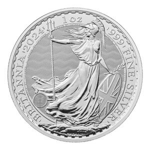 Britannia (King Charles)1oz sølvmønt (2024)