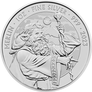 Sero Guld Merlin - Myths and Legends 1 oz sølvmønt (2023)