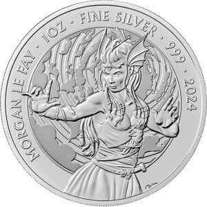 Sero Guld Morgan Le Fay - Myths and Legends 1 oz sølvmønt - 2023