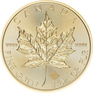 Sero Guld Maple Leaf 1oz guldmønt (2024)