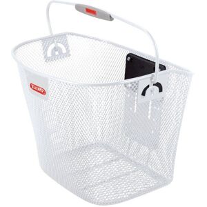 Klickfix Uni White Cykelkurv, 16l - Hvid