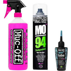 Muc-Off Wash, Protect, Wet Lube Kit