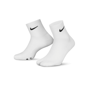 Lette Nike Everyday Plus-ankelstrømper med opdelt tå - hvid hvid 38-42