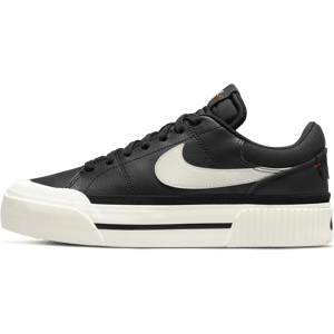 Nike Court Legacy Lift-sko til kvinder - sort sort 44.5