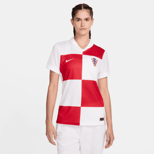 Kroatien 2024/25 Stadium Home Nike Dri-FIT Replica-fodboldtrøje til kvinder - hvid hvid XL (EU 48-50)