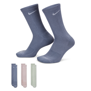 Nike Everyday Plus Cushioned-træningscrewstrømper (3 par) - multifarvet multifarvet 46-50