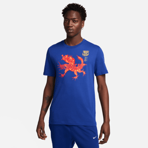 FC Barcelona Nike-fodbold-T-shirt til mænd - blå blå XXL