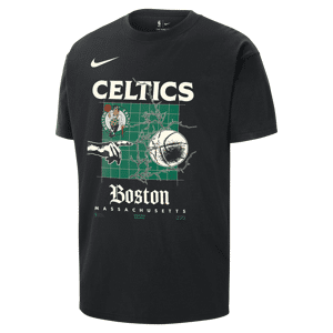 Boston Celtics Courtside Nike NBA Max90-T-shirt til mænd - sort sort XXL
