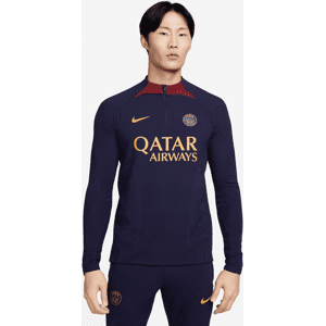 Maskinstrikket Paris Saint-Germain Strike Elite Nike Dri-FIT ADV-fodboldtræningstrøje til mænd - blå blå XL