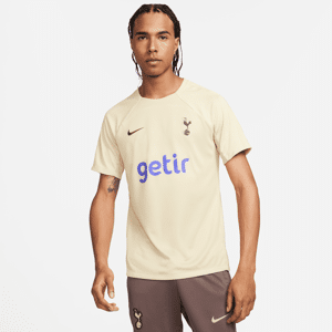 Maskinstrikket Tottenham Hotspur Strike Third Nike Dri-FIT-fodboldoverdel med korte ærmer til mænd - brun brun L